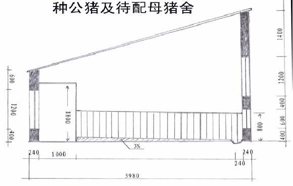 豬圈設計圖農村私人豬圈設計圖  第2張