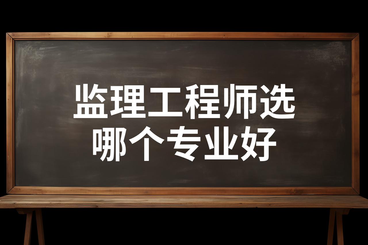 監理工程師三個專業哪個比較好考監理工程師三個專業哪個比較好考一些  第1張